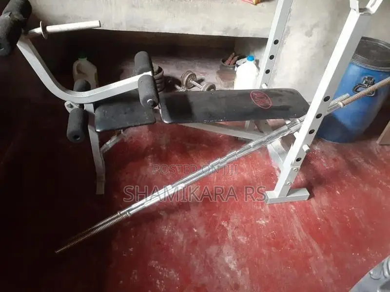 Bench With Full Weight Set