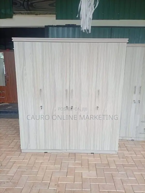 New Melamine 4 Doors Cupboard 6*5 Ft