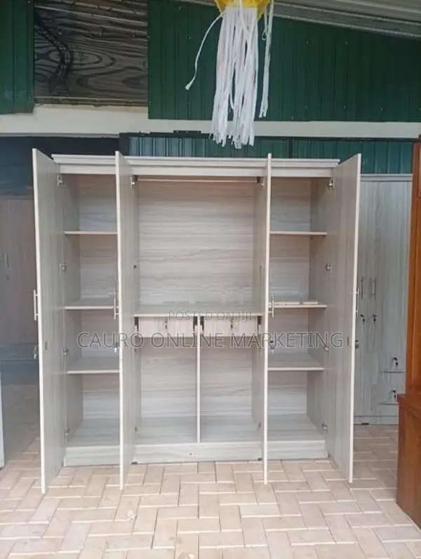 New Melamine 4 Doors Cupboard 6*5 Ft
