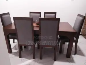 Dinning Table with 6 Cushion Chairs -Li 60