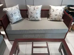 Mahogany Wood Sofa Set - N14