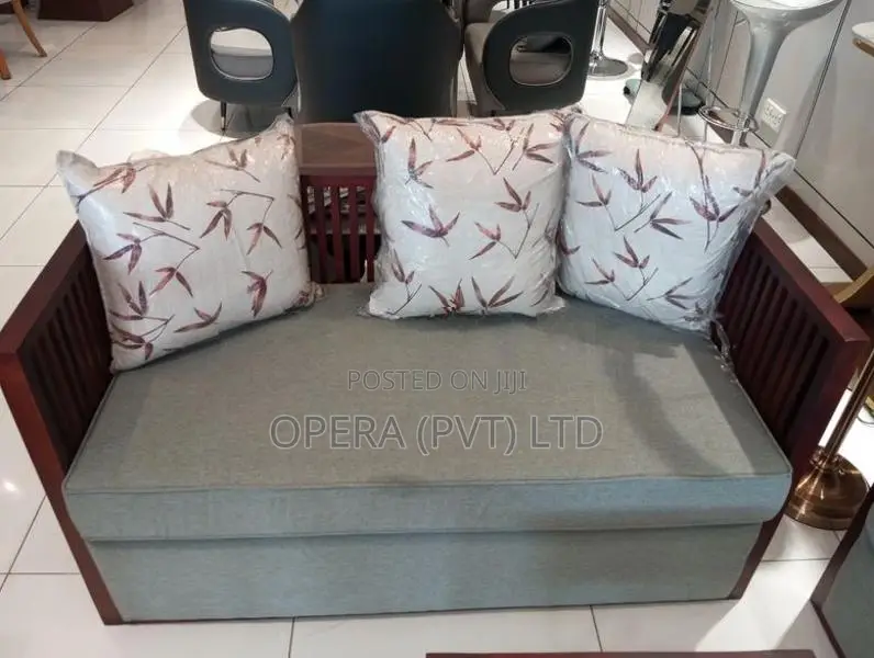 Mahogany Wood Sofa Set - N14