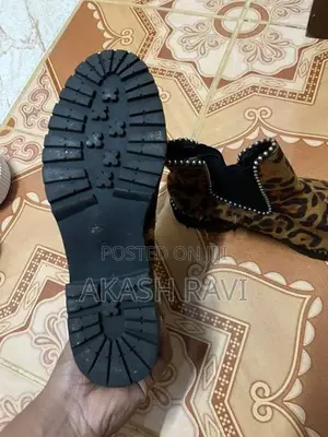 Women's Chunky Leopard Print Chelsea Boots