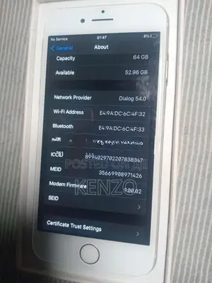 Apple iPhone 8 64gb wifi only (Used)
