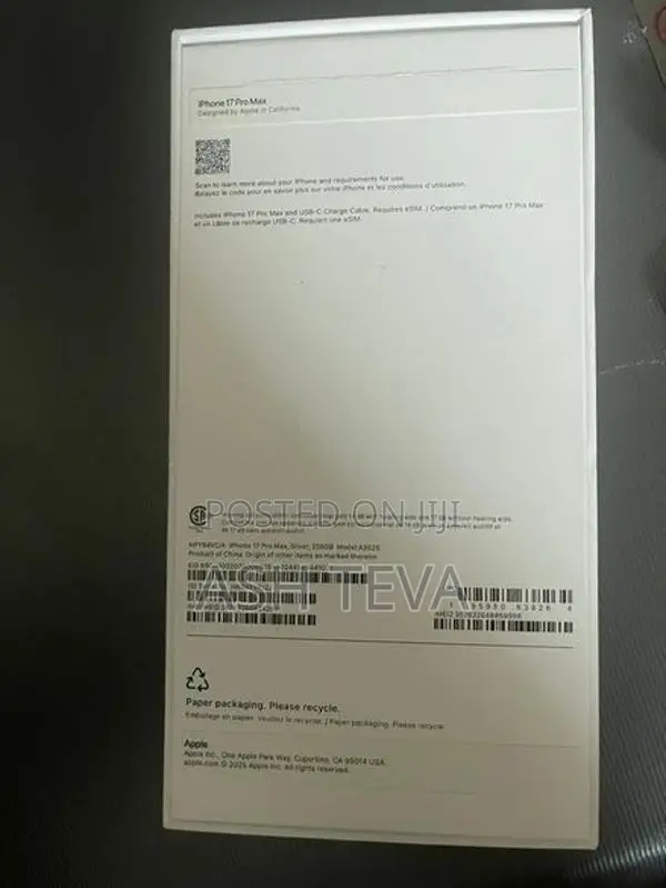Apple iPhone 17 Pro Max (Brand New)