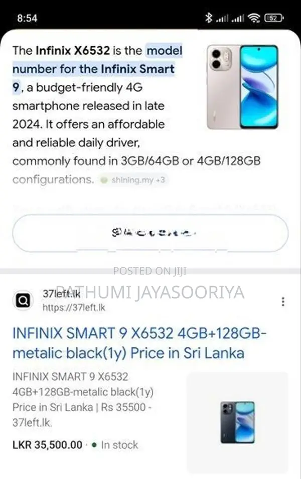 Infinix Smart 9 (Used)