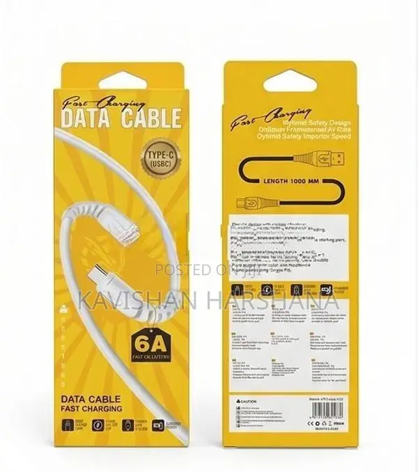 6A Super Fast Charging Type-C Cable (1M)