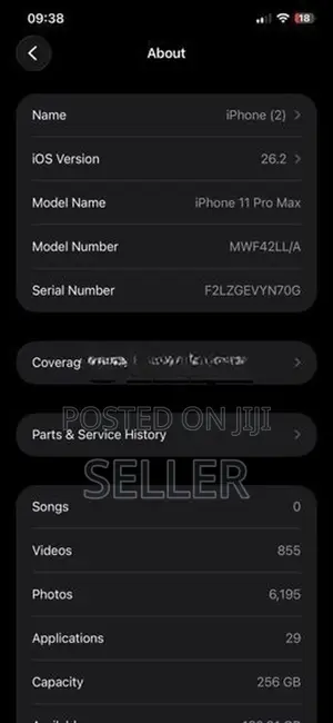 Apple iPhone 11 Pro Max 256GB (Used)