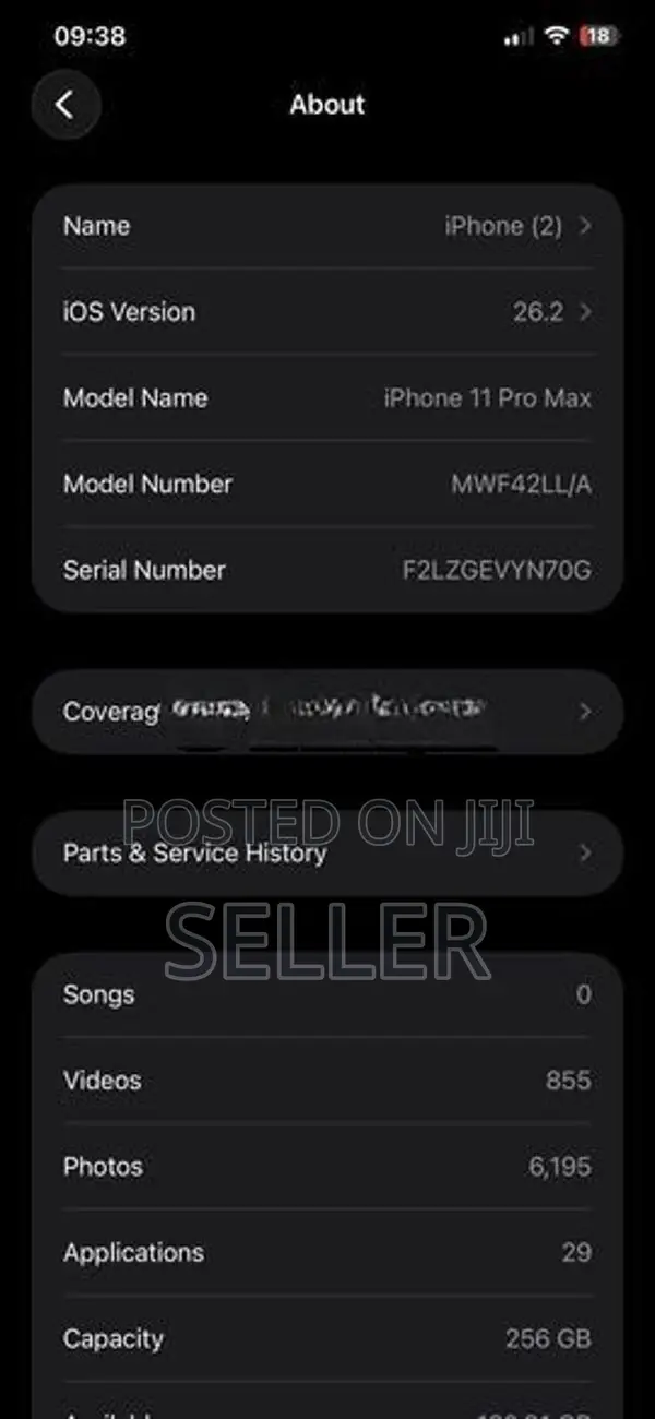 Apple iPhone 11 Pro Max 256GB (Used)