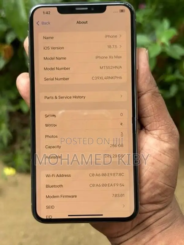 Apple iPhone XS Max 256GB (Used)