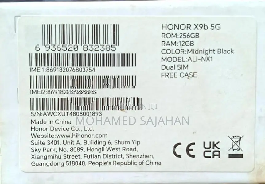 Honor X9b 5G (Used)