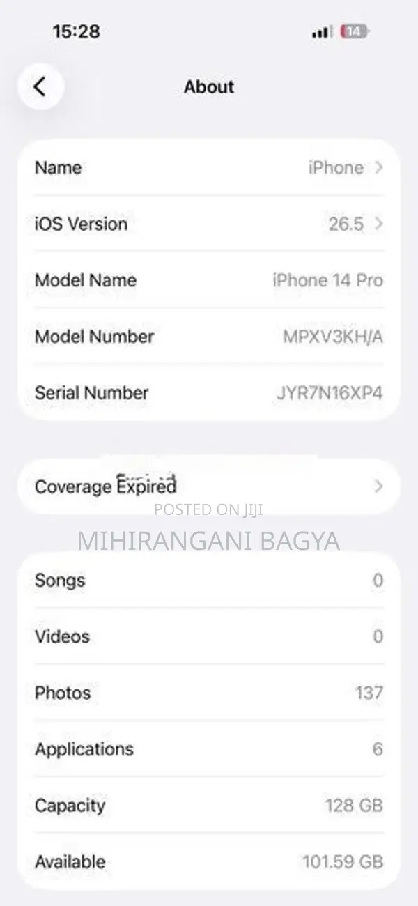Apple iPhone 14 Pro (Used)