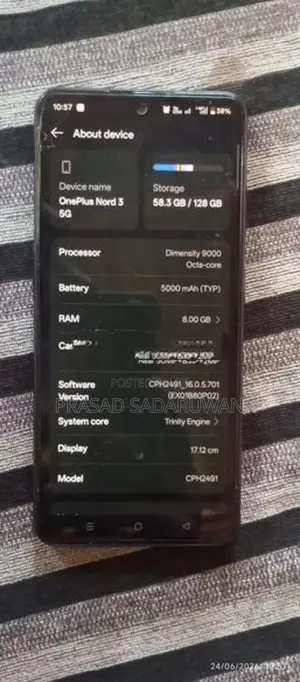 OnePlus Nord nord3 5G (Used)