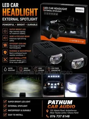 LED Car Headlight External Spotlight
