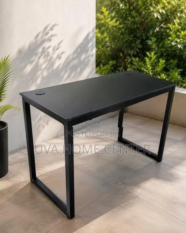 Smart Working Office Table 48x24 Inch Black