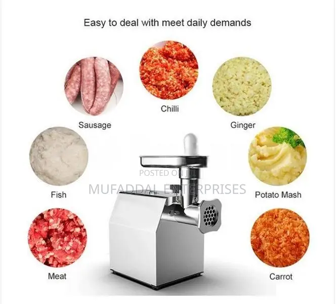 MEAT MINCER 22INCH FULL STAINLESS STEEL