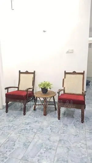 2 antique chairs with cushions for sale