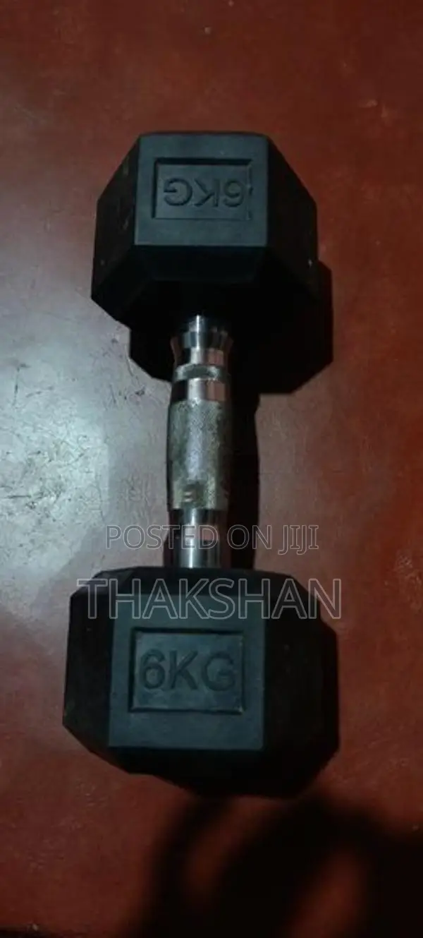 6kg Hex Dumbbell