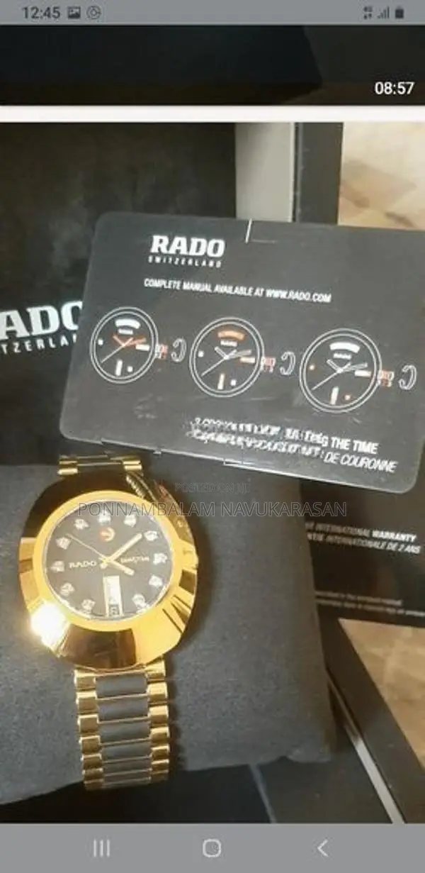 Rado Diaster Watch Automatic Gents