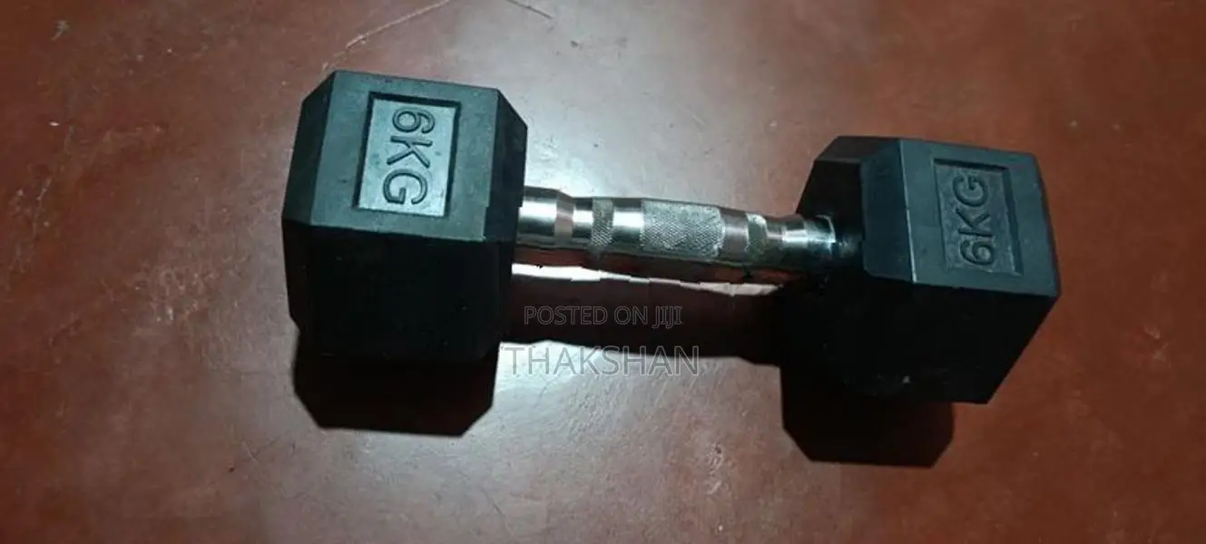 6kg Hex Dumbbell