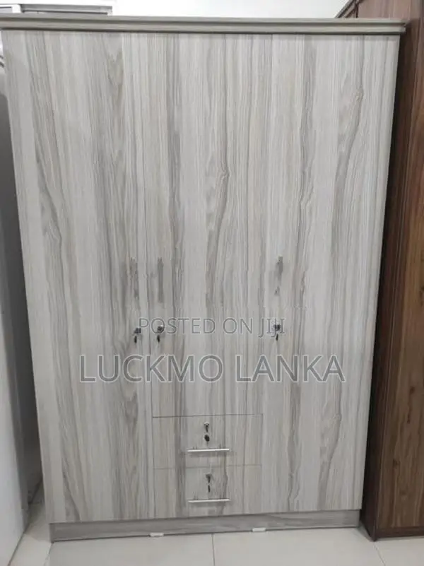 New 3 Door Melamine Cupboard (B8)