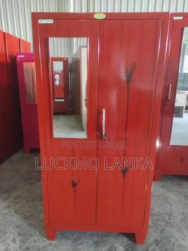 New 5x2.5 Size Steel Cupboard with Mirror (B3)