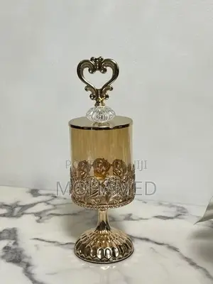European Crystal Glass Jars