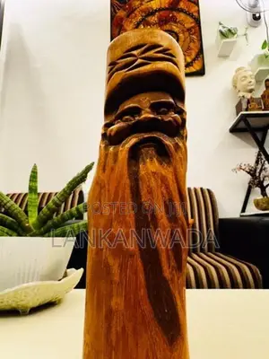 Wooden Statue for Table Decor