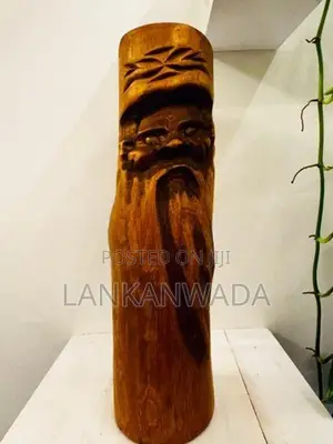 Wooden Statue for Table Decor