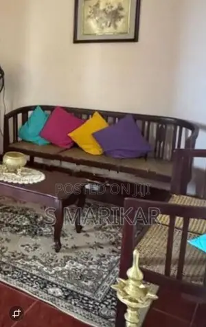 Mahogany Full Sofa Set with Center Table