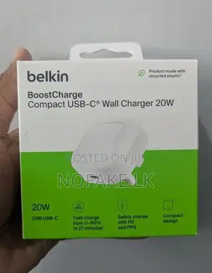 Belkin Boost Charge USB-C 20W MFi Certified Wall Adapter