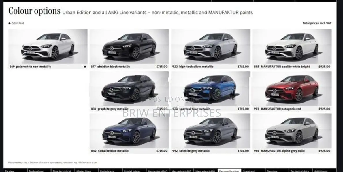 Mercedes Benz C200 AMG Premium Plus 2026