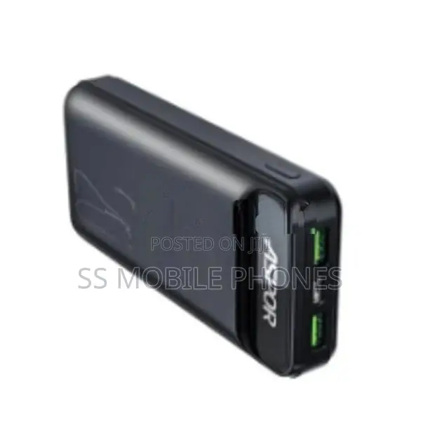 Aspor A396 PD 20000mAh 22.5W Fast Charging Power Bank