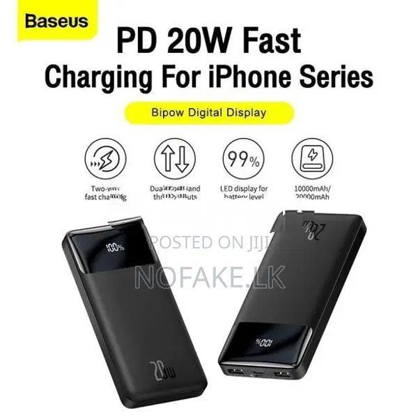 Baseus Bipow New 10000mah 20w Digital Display Power Bank