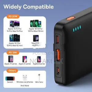 Baseus Airpow 20W 20000mah ( 3-Ports ) Power Bank