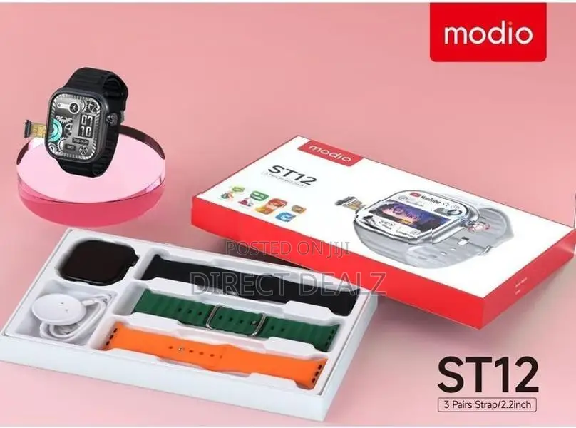 Modio ST12 Smart Watch - Black