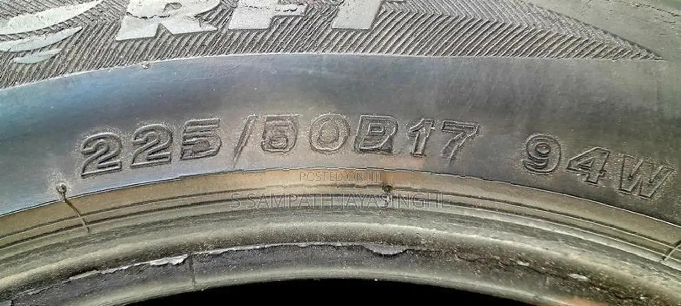 225/50/17 Used Tyre Set