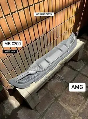 Genuine Mercedes C C200 W205 Facelift 2019 AMG rear bumper diffuser