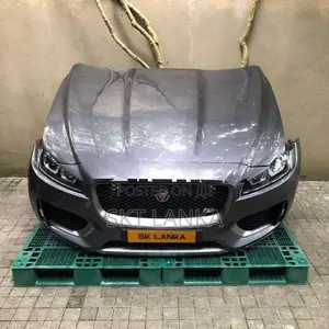 Jaguar F Pace R Sport 2019 front face cut BUMPER BONNET HEADLIGHT
