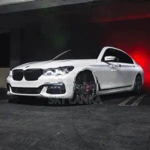 Gen/New BMW 740e 740Le G11 2018 M Performance black bumper shell grill
