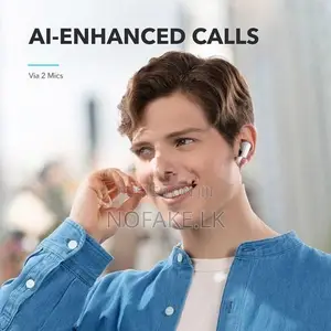 Anker Soundcore P30i NC Noice Cancellation Earbuds White Phone Stand