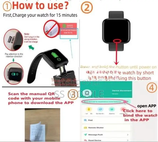 Y68 Smart Watch
