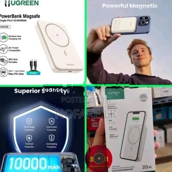 UGREEN 20W 10000mAh Wireless Magnetic Fast Charging Power Bank