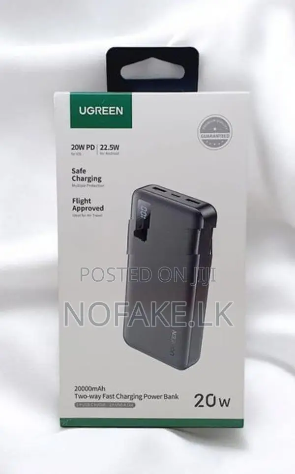 UGREEN 20W 20000mAh Two Way Fast Charging Power Bank