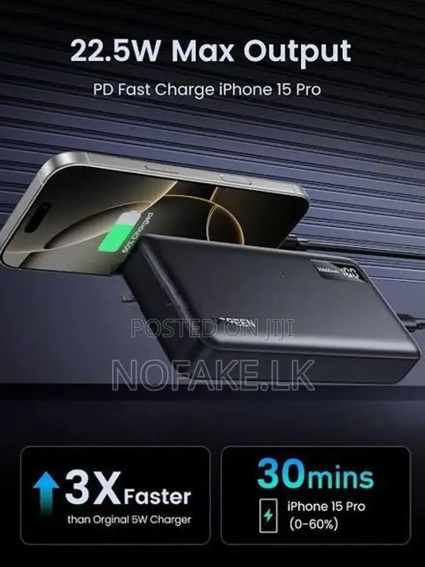 UGREEN 20W 20000mAh Two Way Fast Charging Power Bank