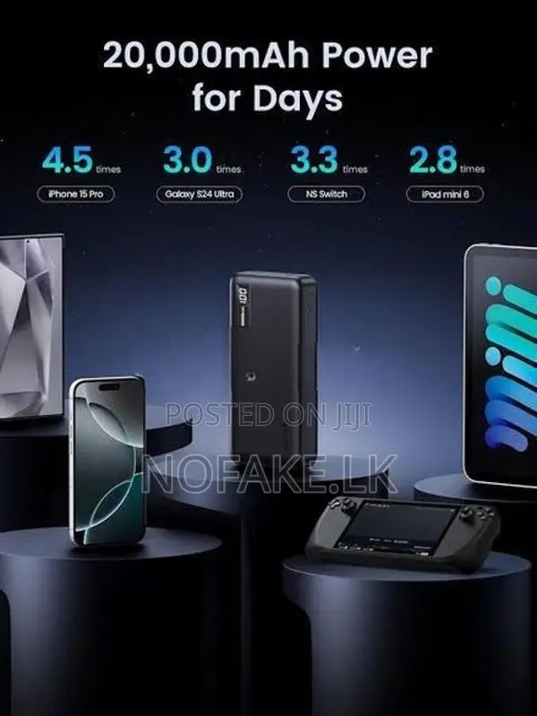 UGREEN 20W 20000mAh Two Way Fast Charging Power Bank