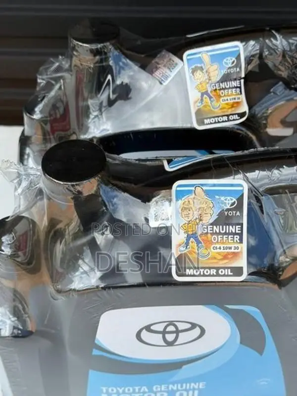 Toyota engine oil ci4 10w30 6l pack diesel