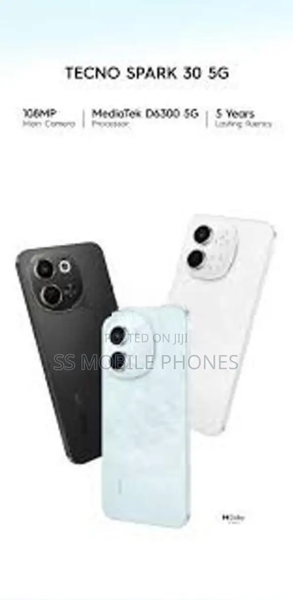Tecno Spark 30C 5G 4/128GB (Brand New)