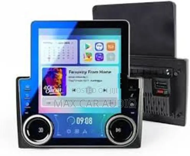Dual Knob 2k Carplay Android 11.8INCH Vertical Tesla Car DVD Auio setu
