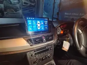 BMW x1 car android audio setup with panel